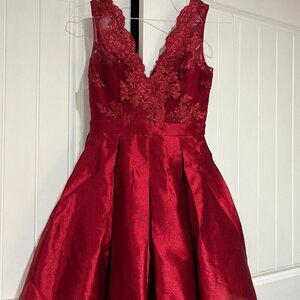 Red Maniju Homecoming Dress